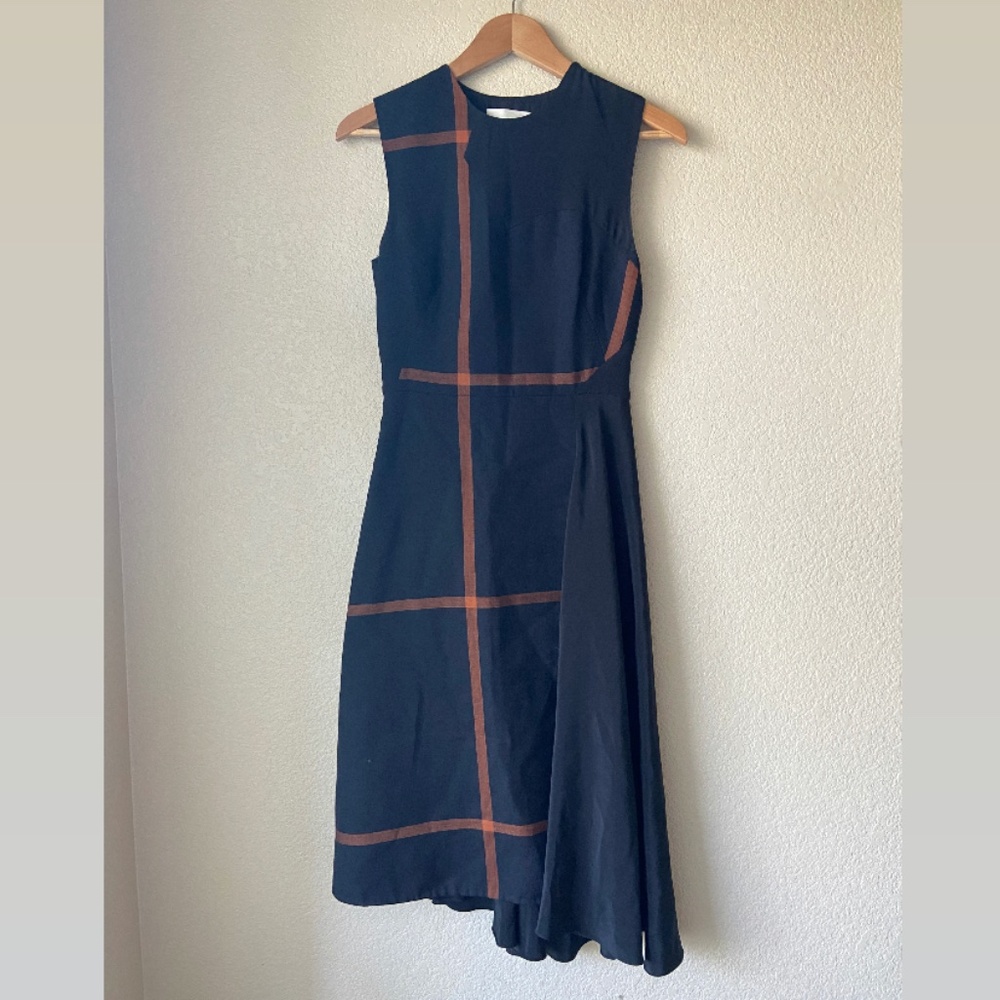 3.1 Phillip Lim silk wool asymmetric dress